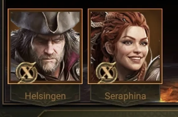 Hi.the new heroes helsingen and Seraphina has the same skills. Why ?