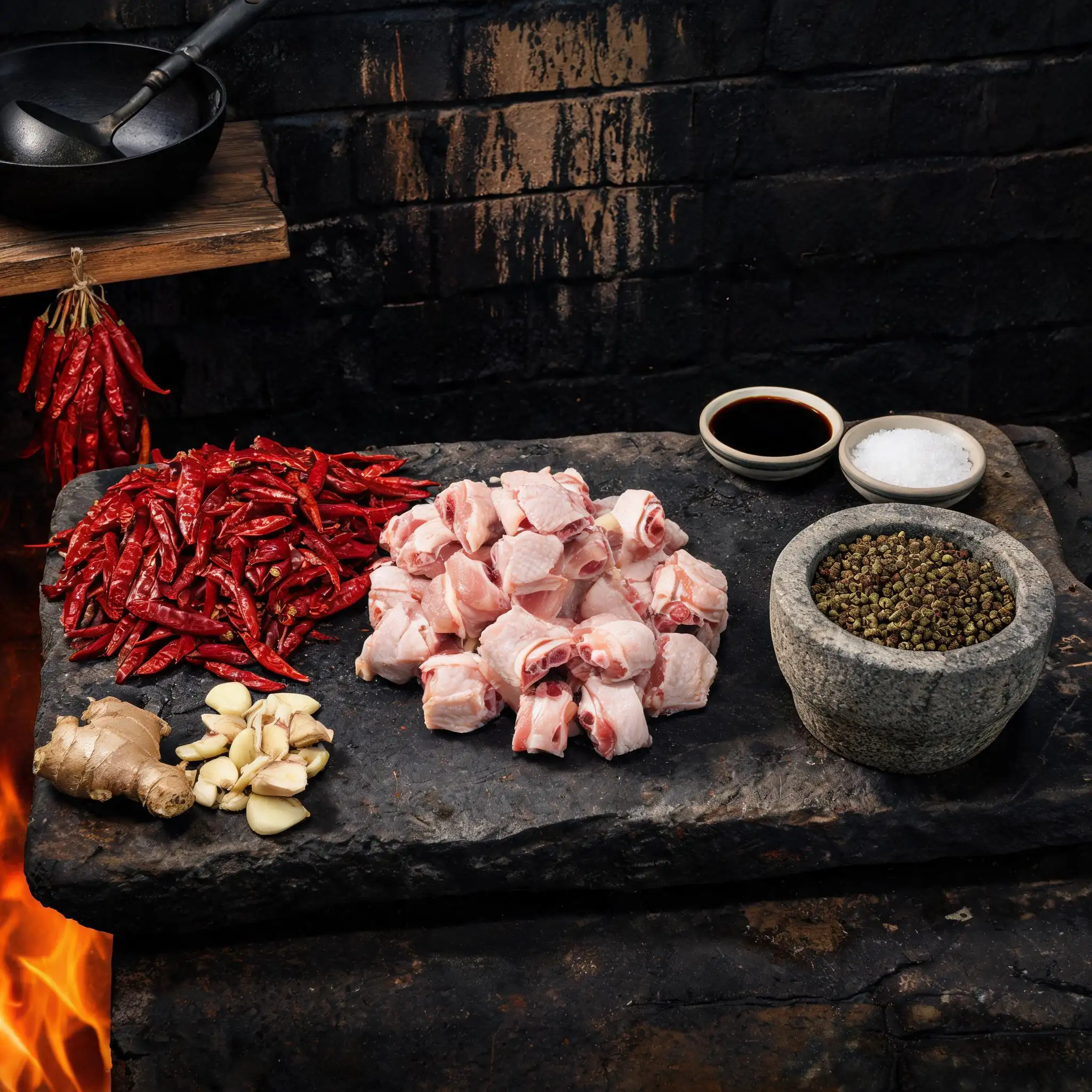 Chongqing Spicy Fried Chicken