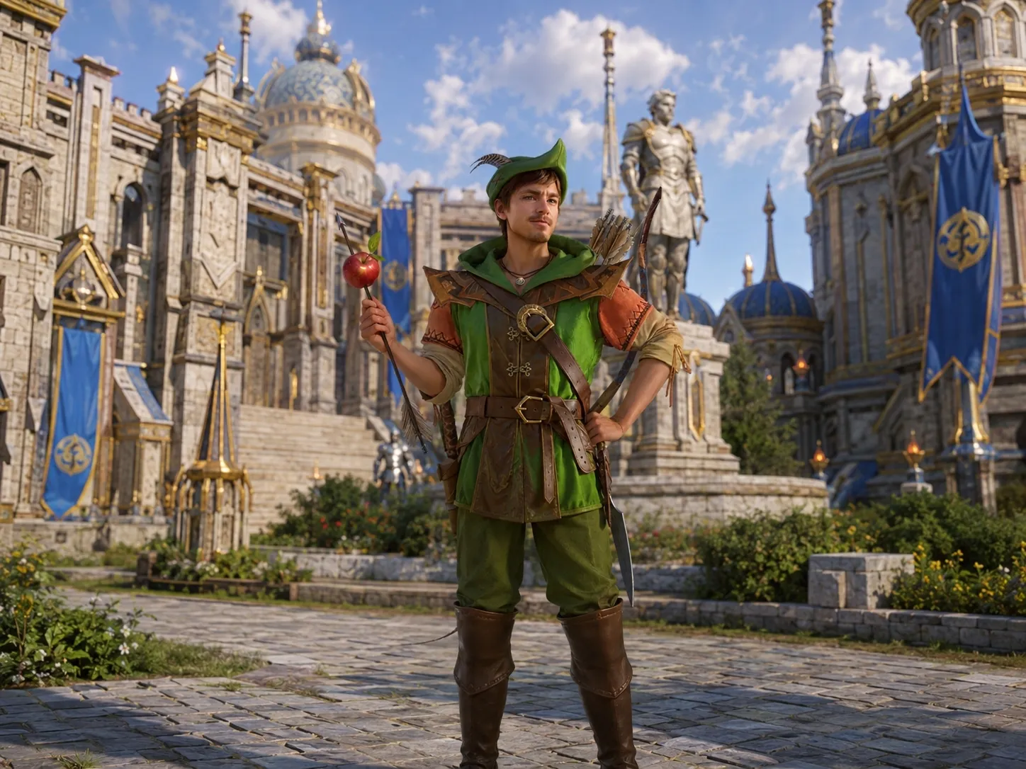 Robin Hood decided to take a walk around the city 🏰🏹