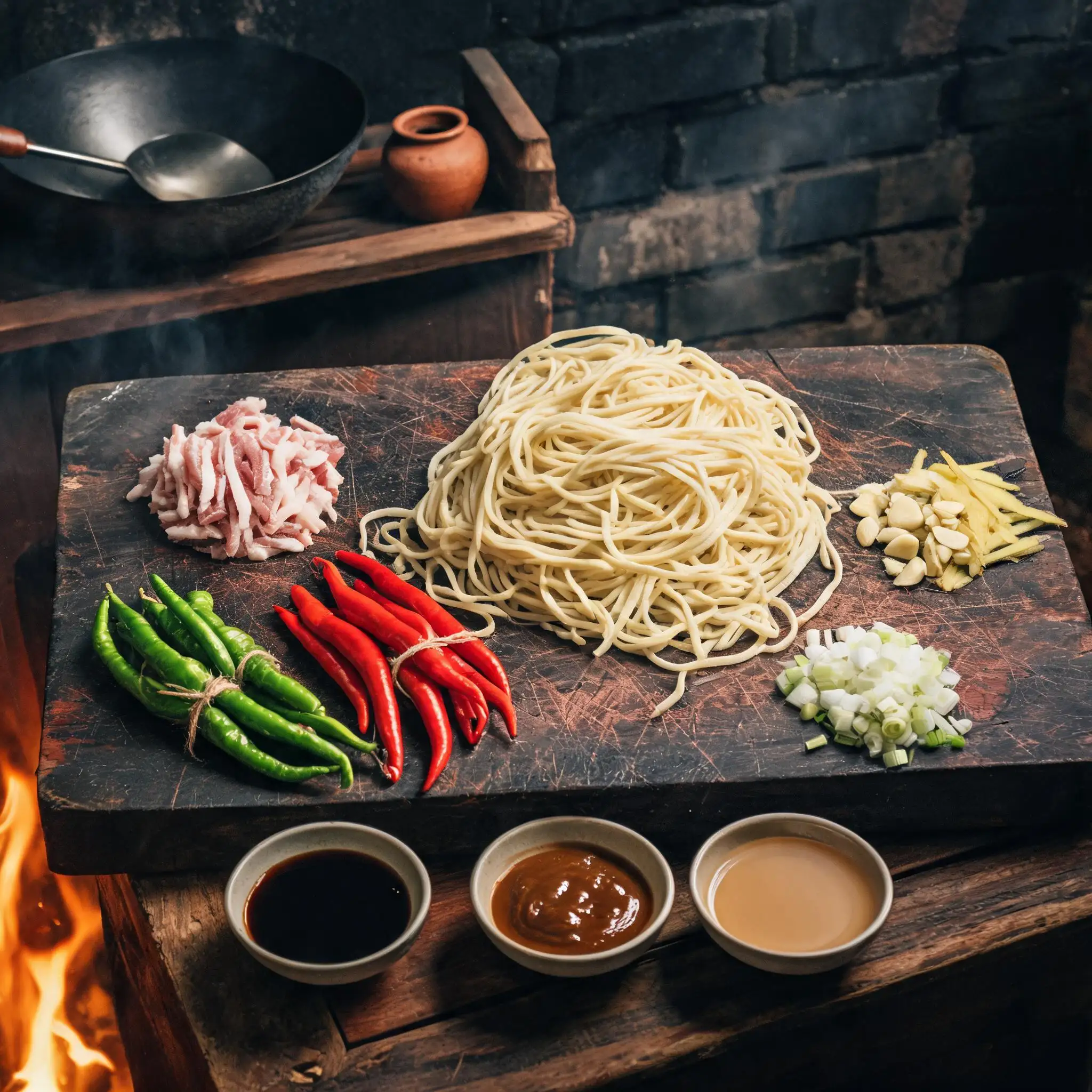 Double Pepper Stir-Fried Noodles