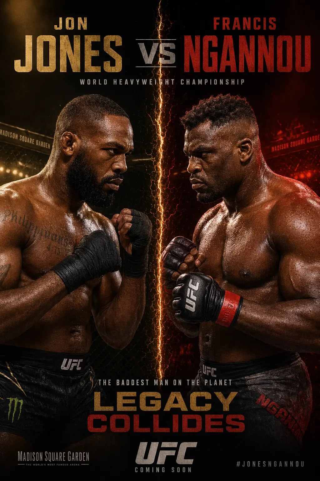 JON JONES vs FRANCIS NGANNOU