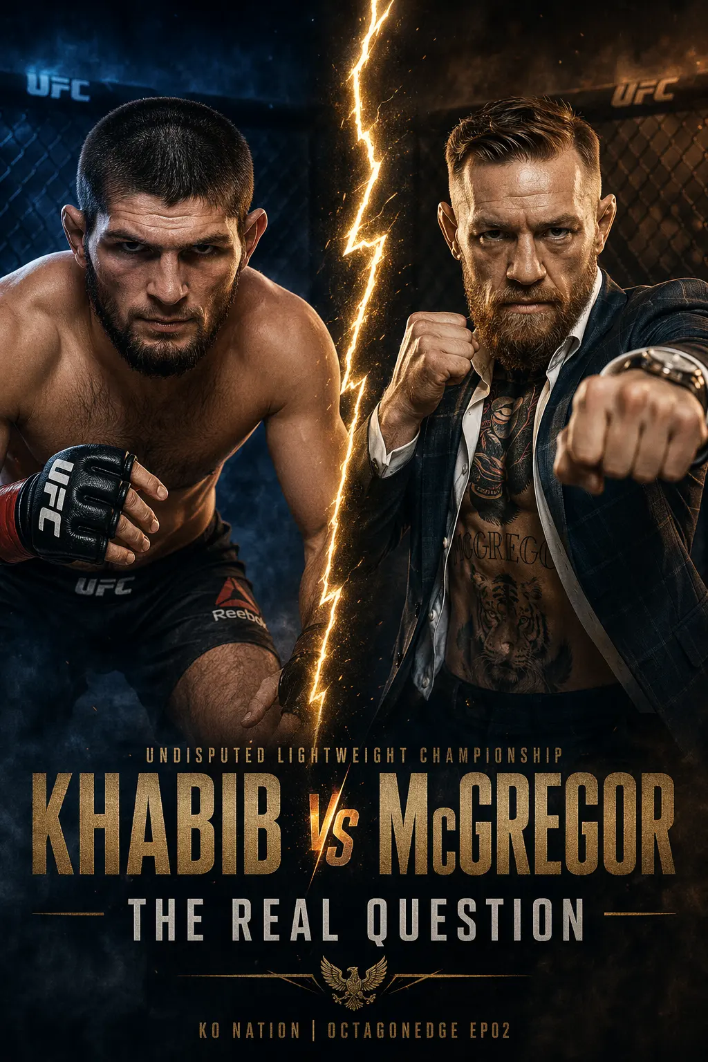 KHABIB NURMAGOMEDOV vs CONOR McGREGOR