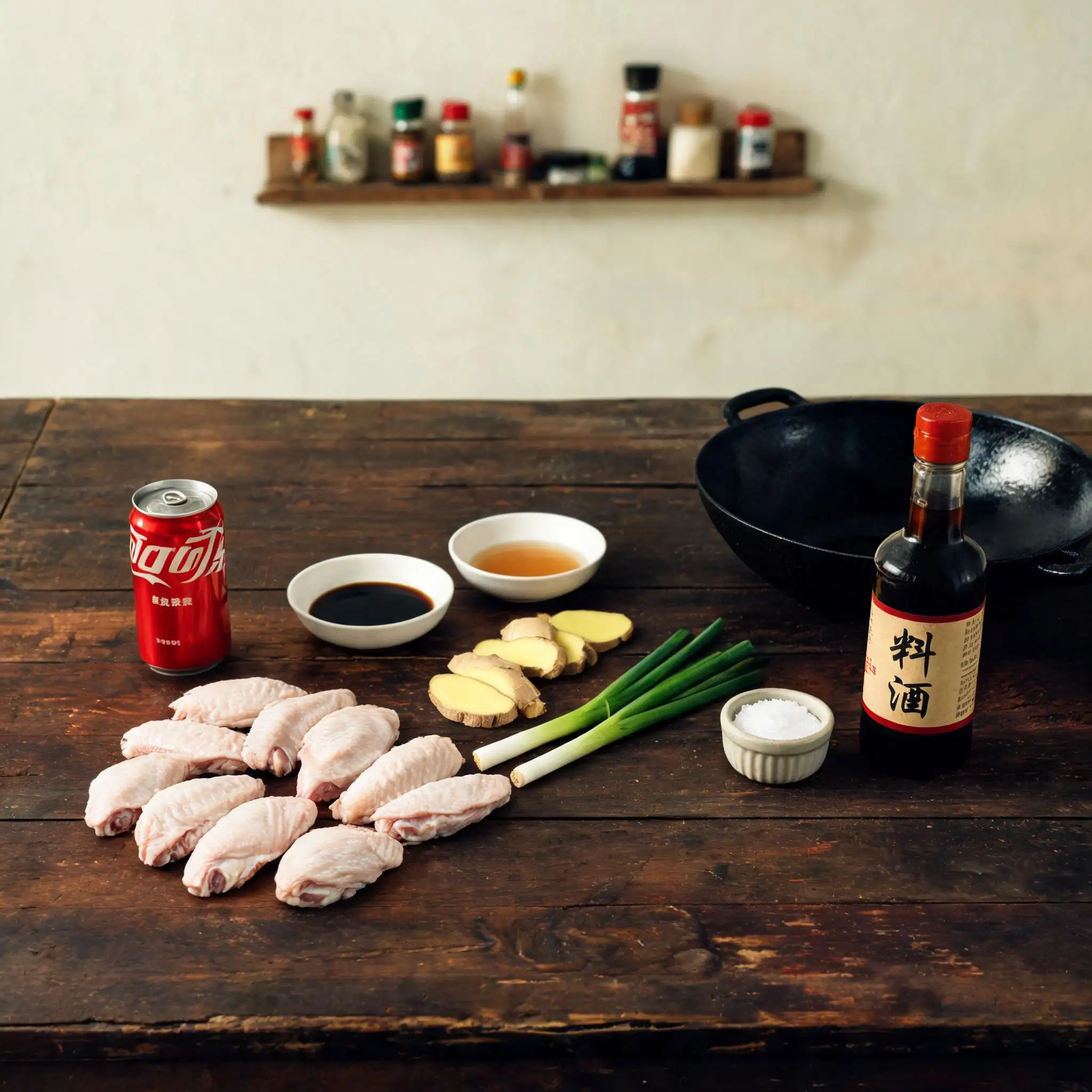 Cola Braised Chicken Wings