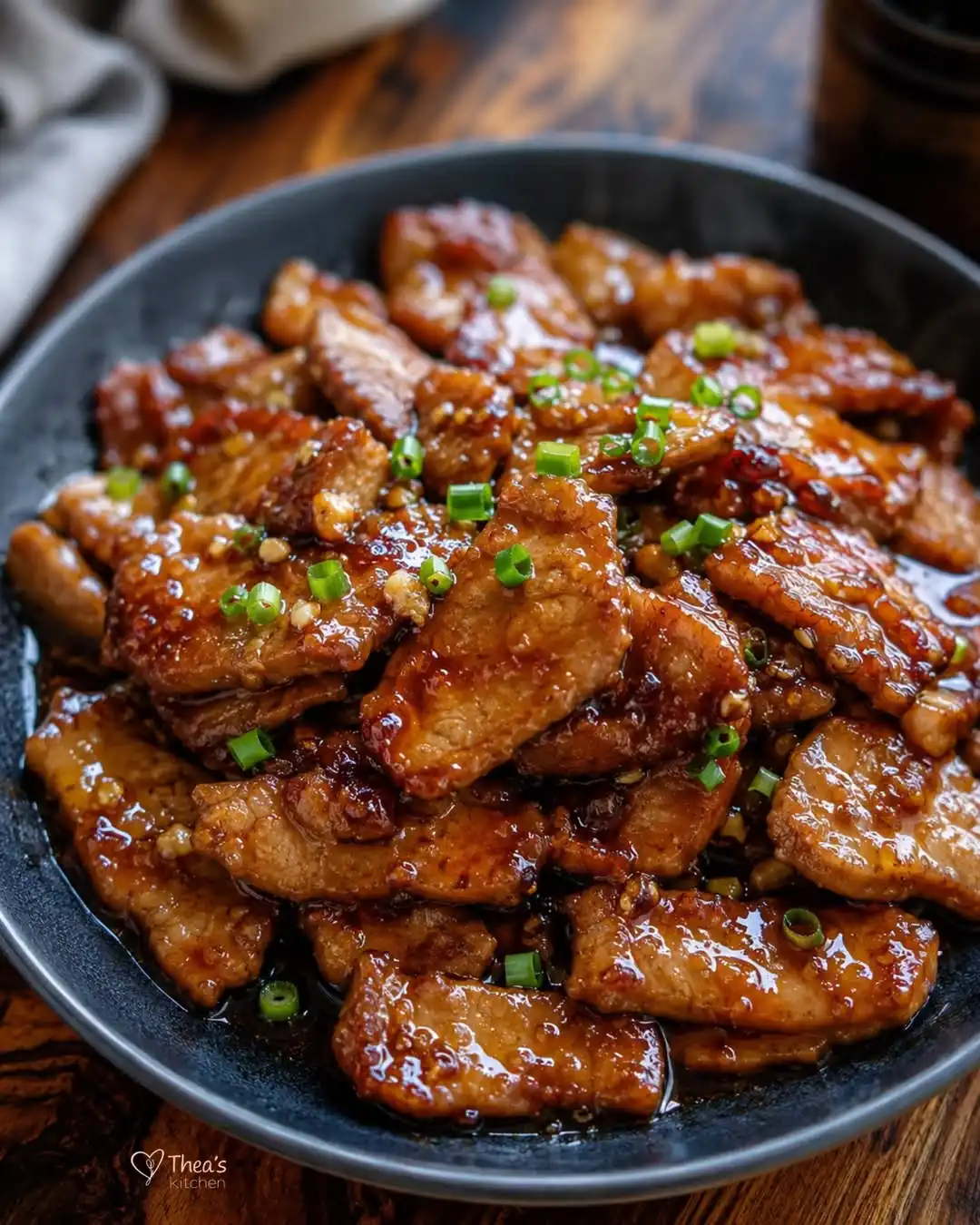 Sticky Garlic Pork