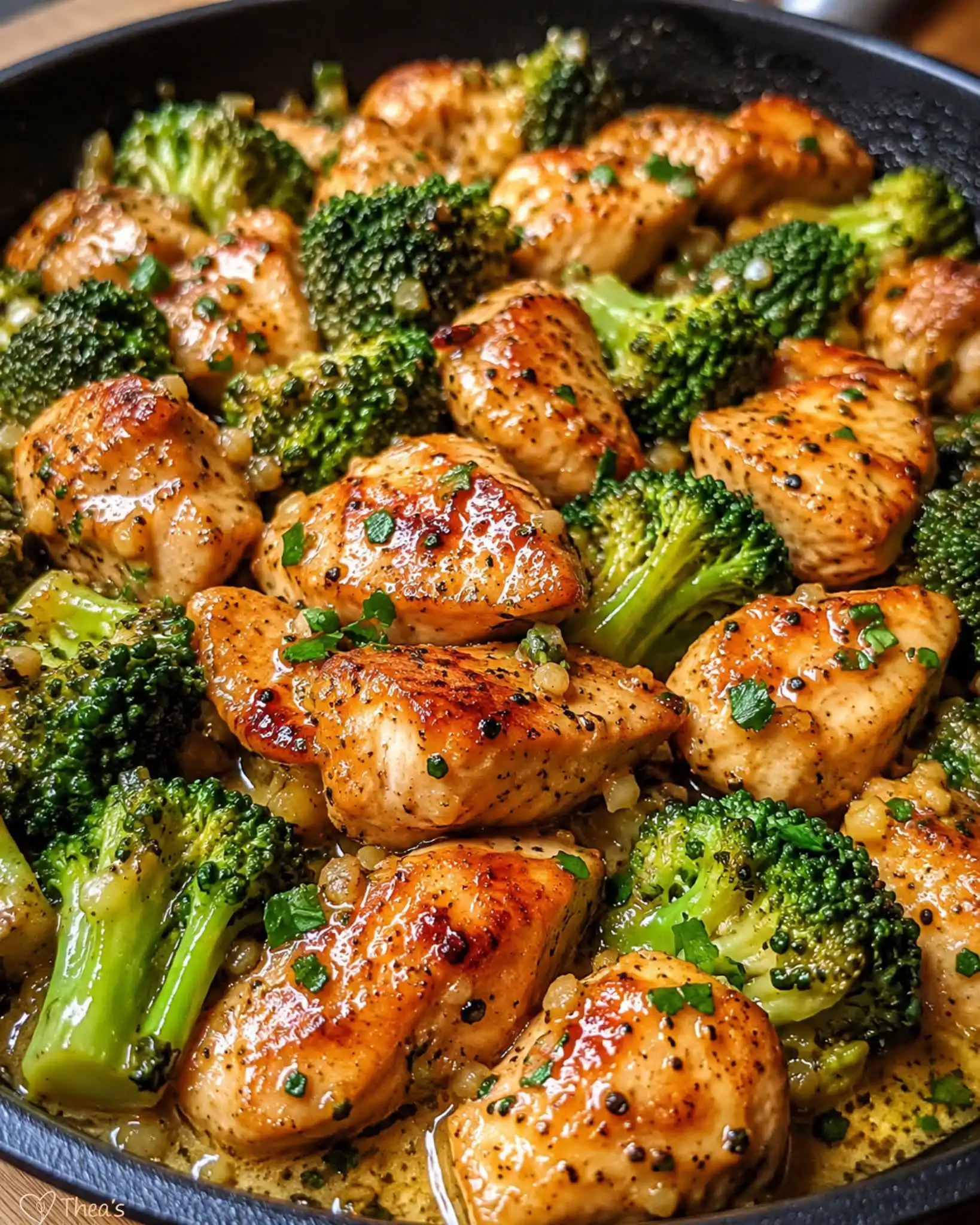 Garlic Butter Chicken & Broccoli 🥦