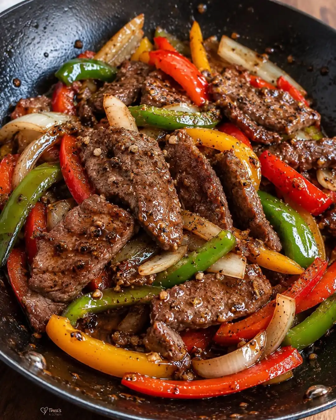 Black Pepper Beef Stir-Fry 🥩
