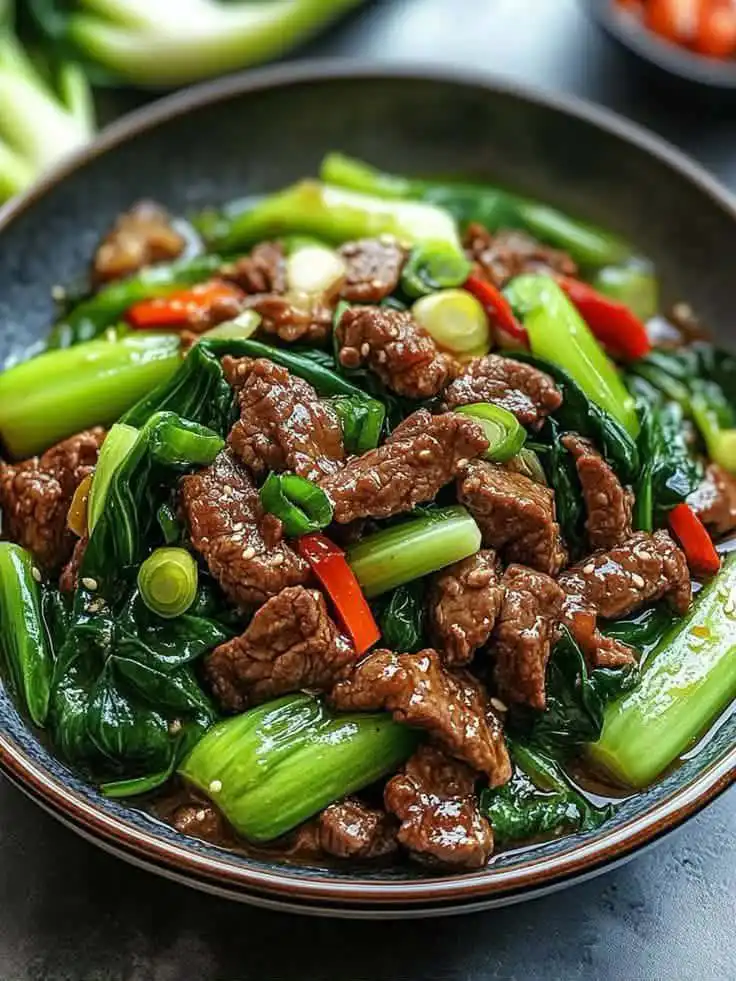 Savory Beef and Bok Choy Stir-Fry Recipe