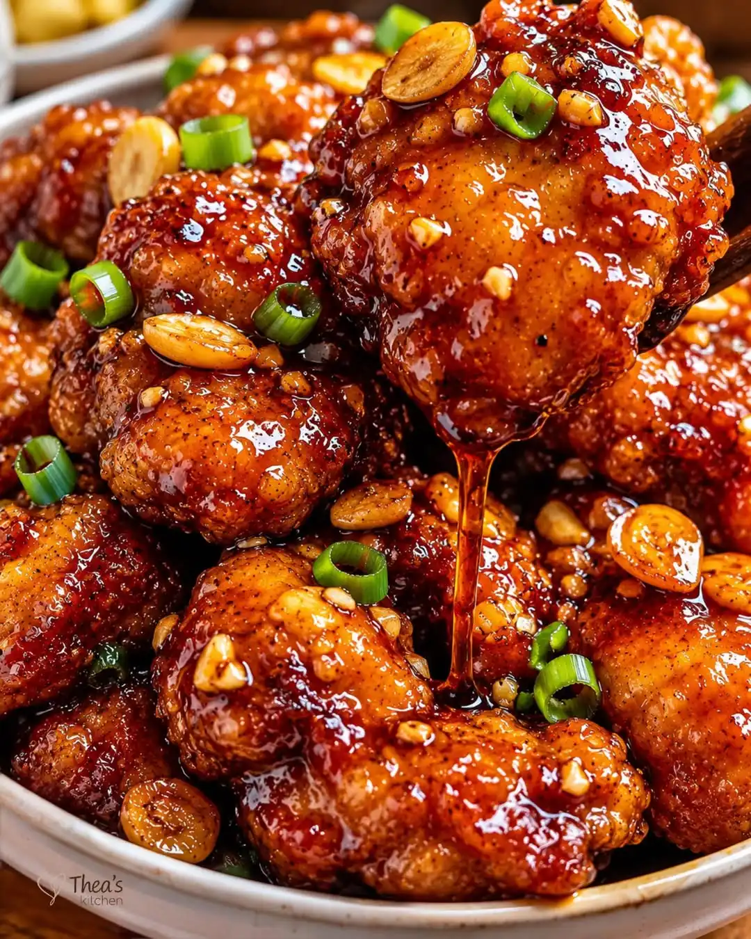 Sticky Honey Garlic Chicken 🍯