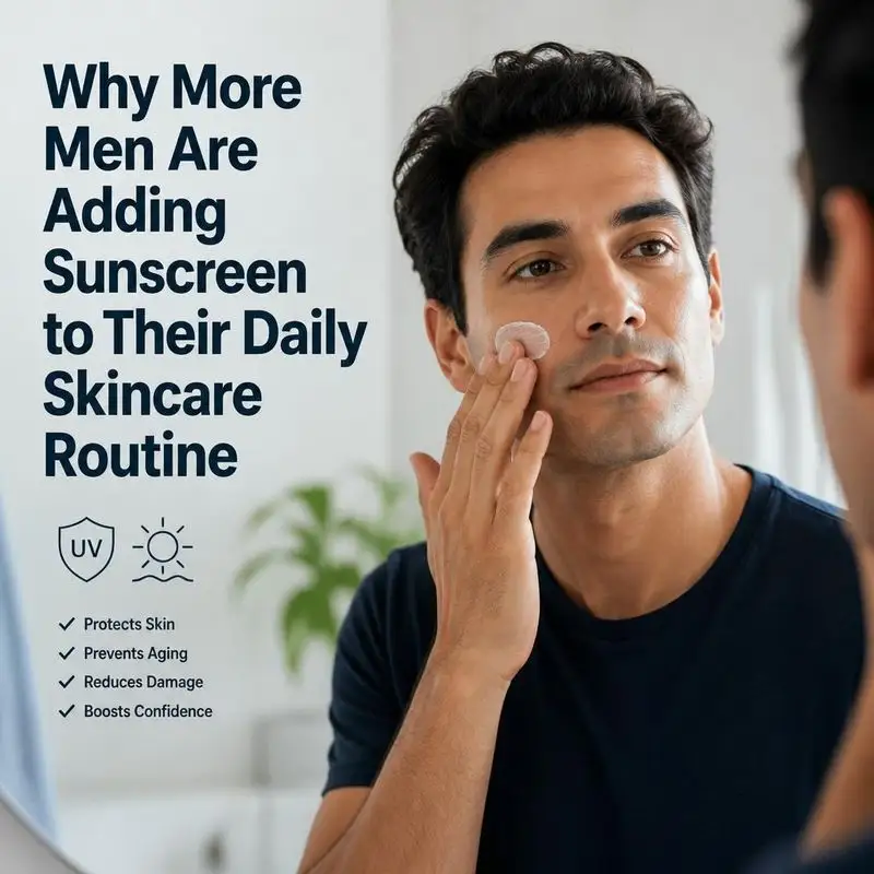 Men’s Skincare Trends: Growing Use of Sunscreen in Daily Routines