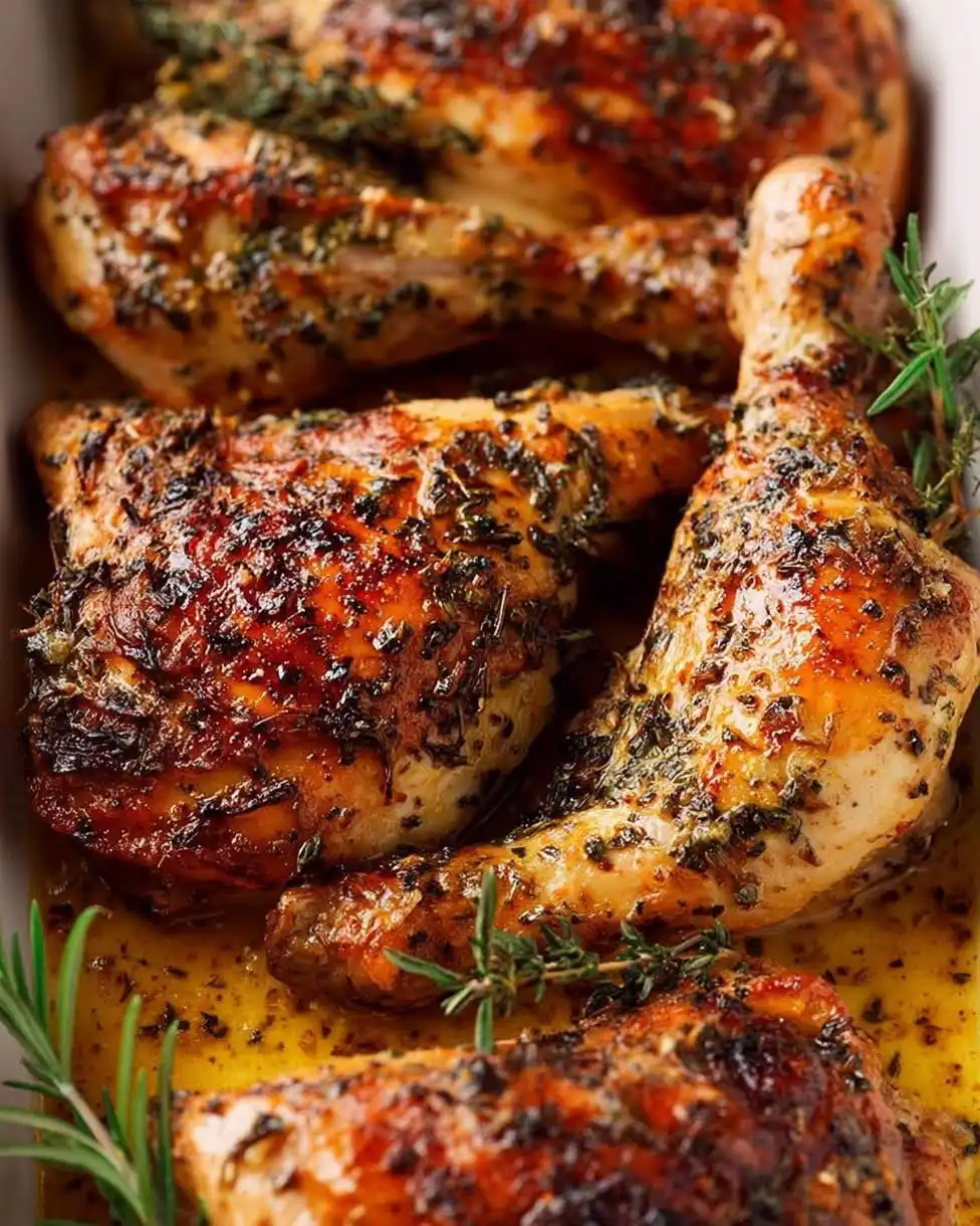 Herb Garlic Chicken Marylands
