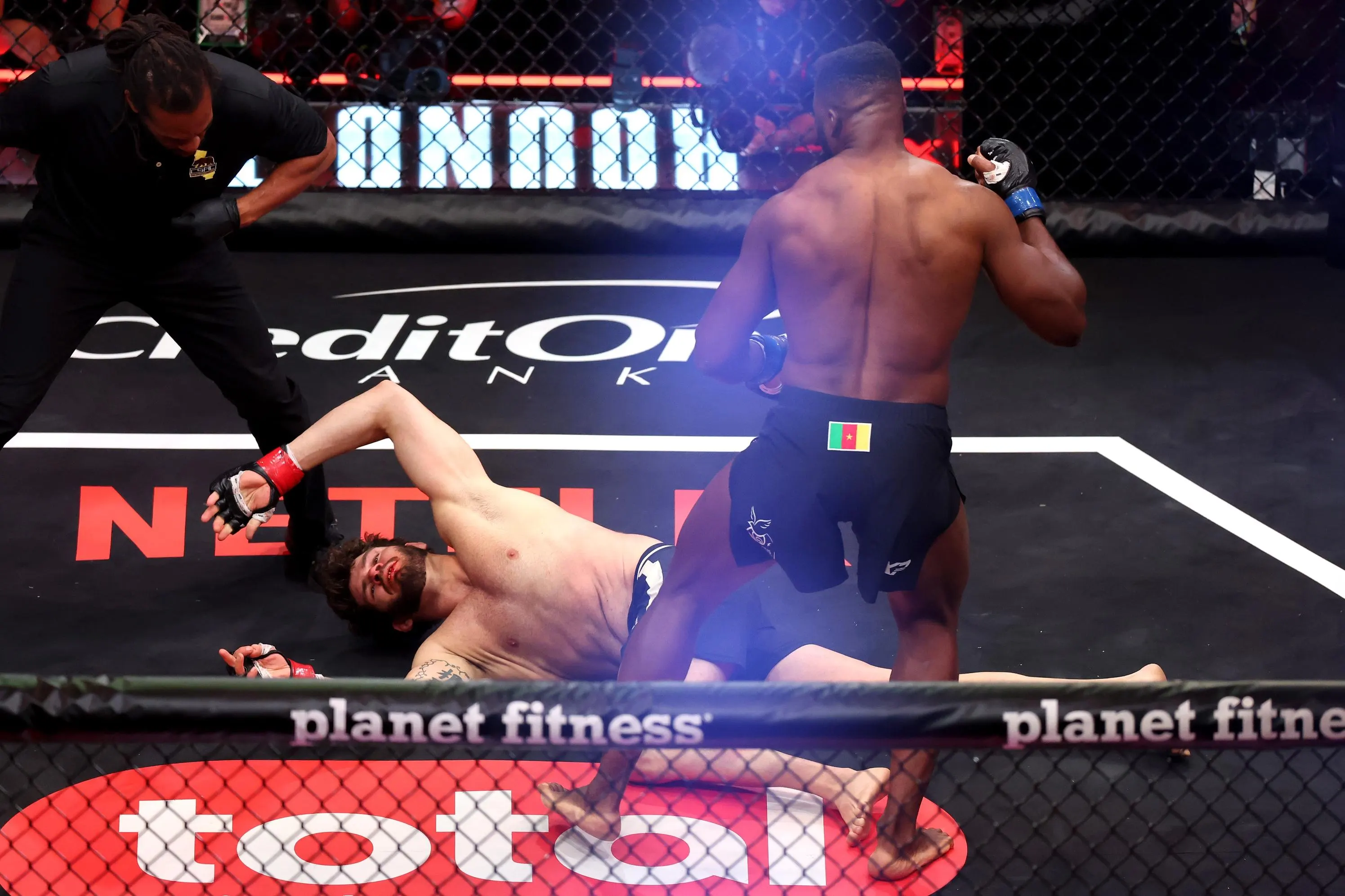 Francis Ngannou Scores Highlight-Reel KO In MVP MMA 1 Debut